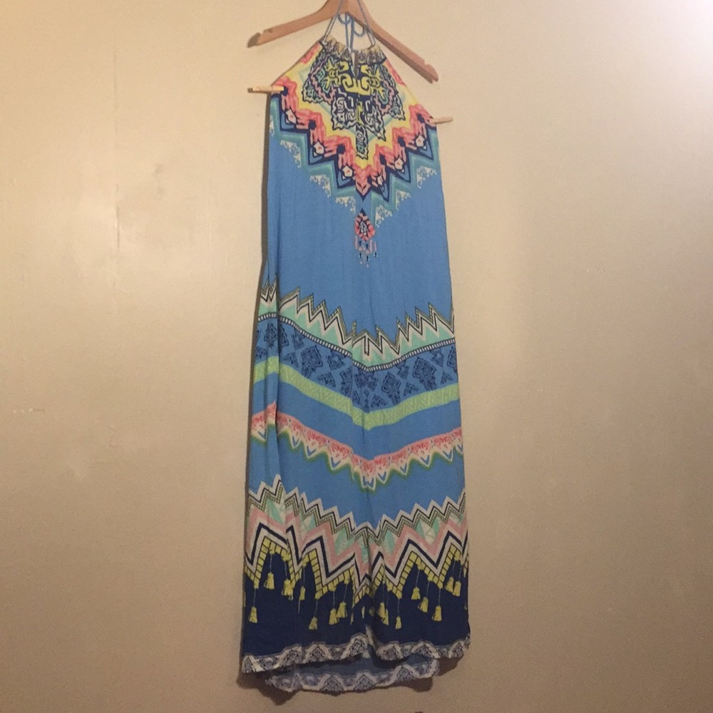 halter maxi dress Flying Tomato